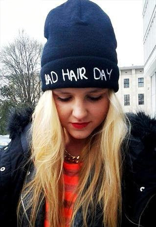 Cappellino Bad Hair Day - cotone con ricamo | Dream Shop