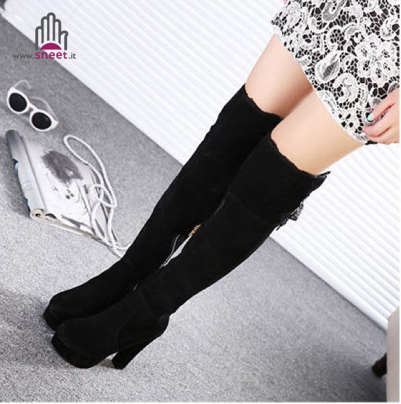 High boot h 50 cm heel 12 cm