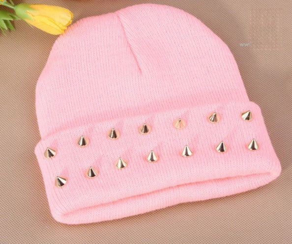 Cappellino borchie - versione fucsia | Dream Shop