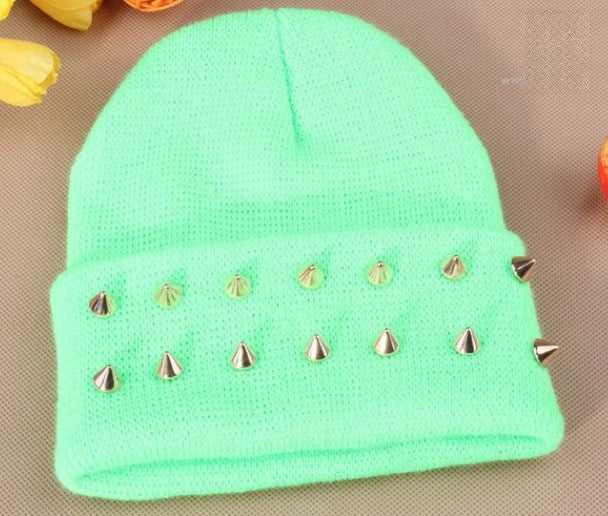 Cappellino borchie Fucsia vista frontale | Dream Shop