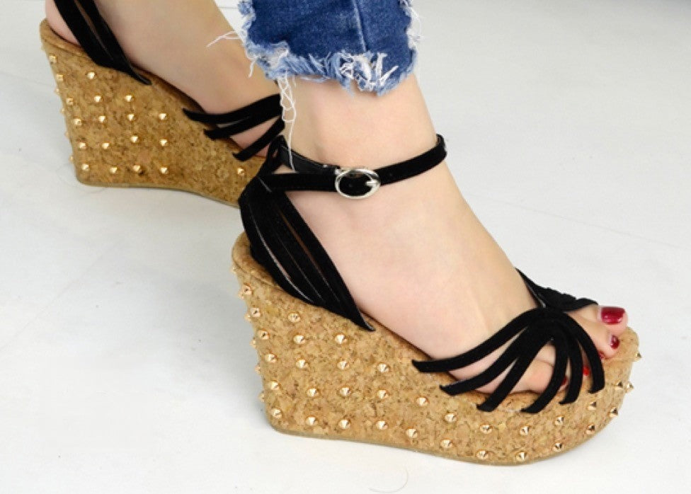 Zeppa Studs dettaglio borchie applicate — Dream Shop