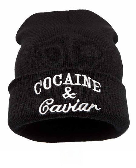 Cappellino Cocain and Cavial - cotone con ricamo | Dream Shop