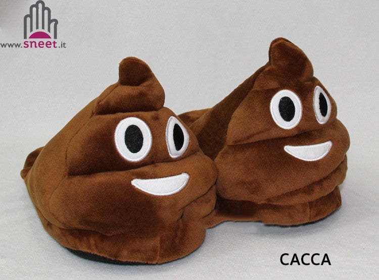 Adult emoticons slippers