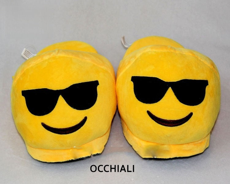 Ciabatte emoticons modello occhiali — Dream Shop