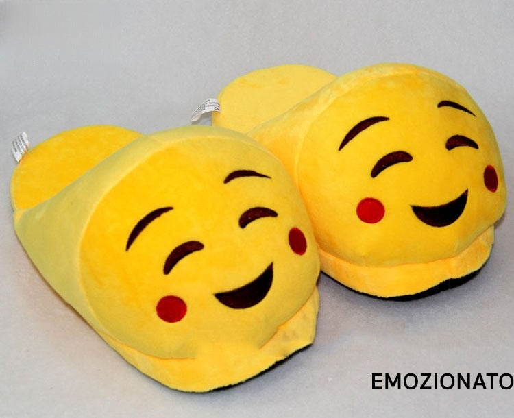 Ciabatte emoticons dettaglio bocca emoji — Dream Shop