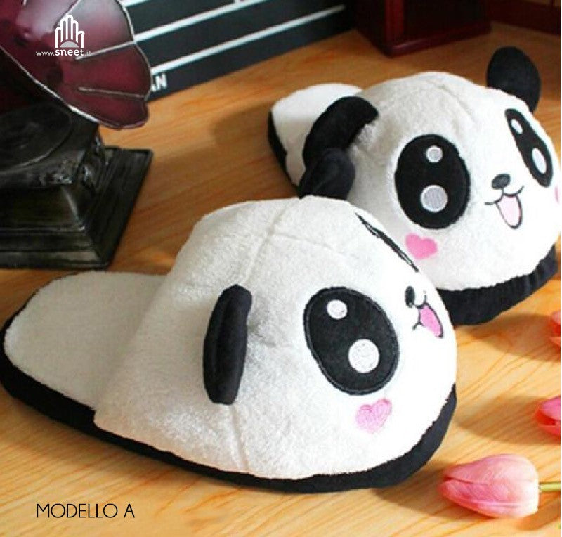 Panda slippers