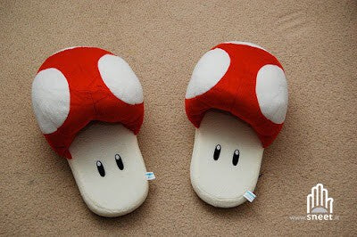 Mushroom slippers