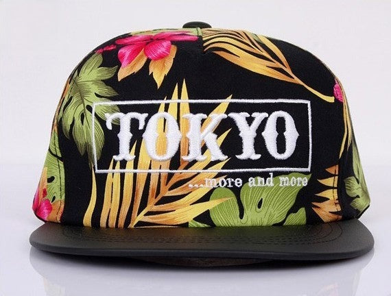Cappello Tokio - cappellino visiera piatta fiorato | Dream Shop