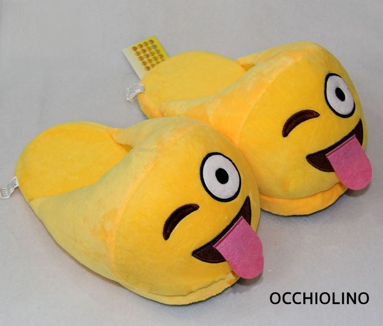 Ciabatte emoticons adulti indossato | Dream Shop