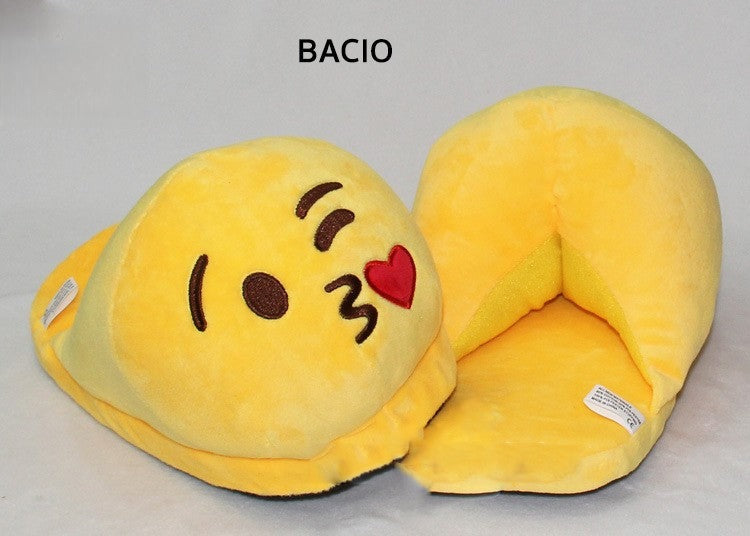Ciabatte emoticons adulti vista dall'alto | Dream Shop