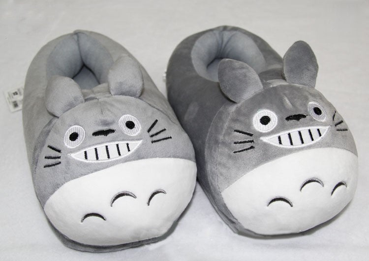 Ciabatte Totoro dettaglio muso morbido — Dream Shop