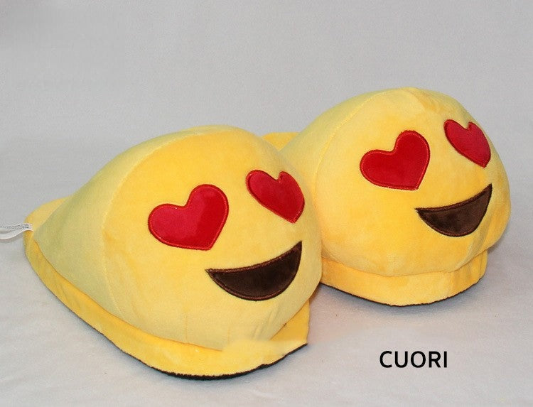 Ciabatte emoticons adulti vista frontale 3 | Dream Shop