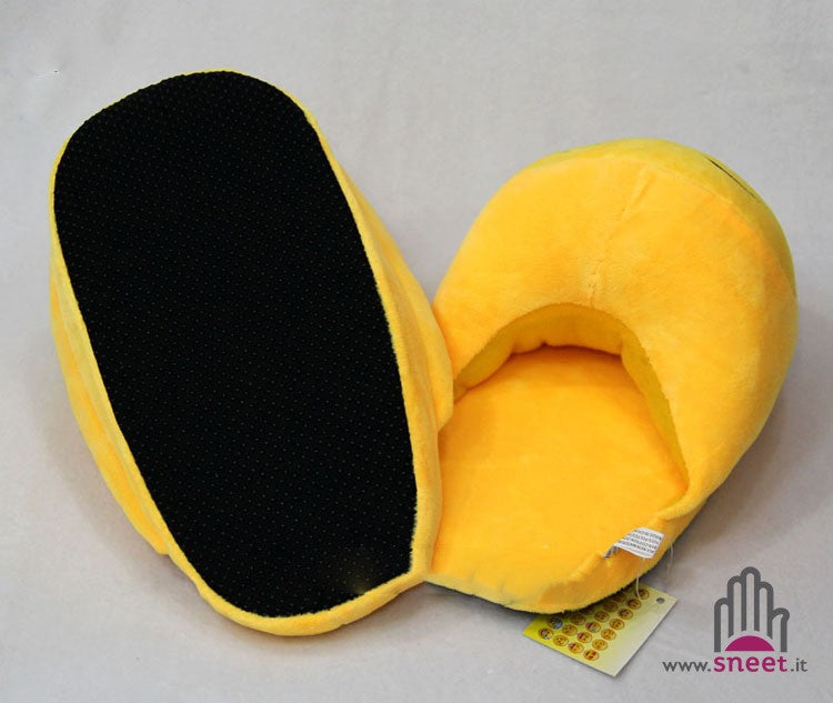 Adult emoticons slippers