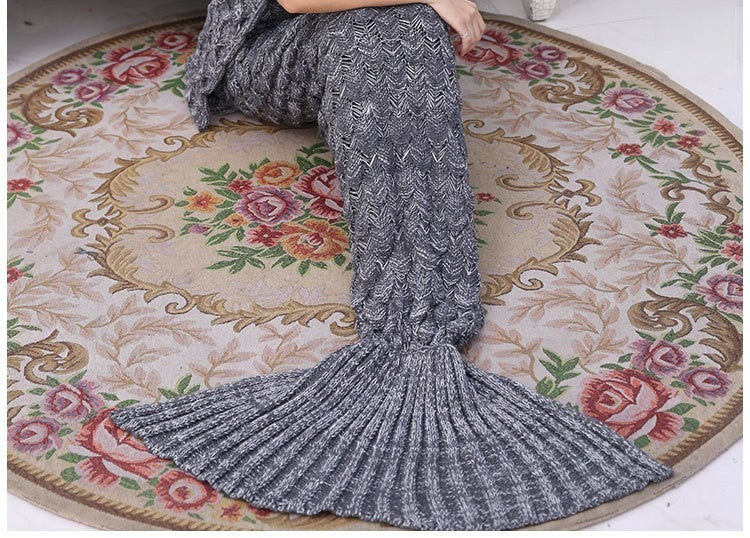 Plaid coda sirena morbido relax