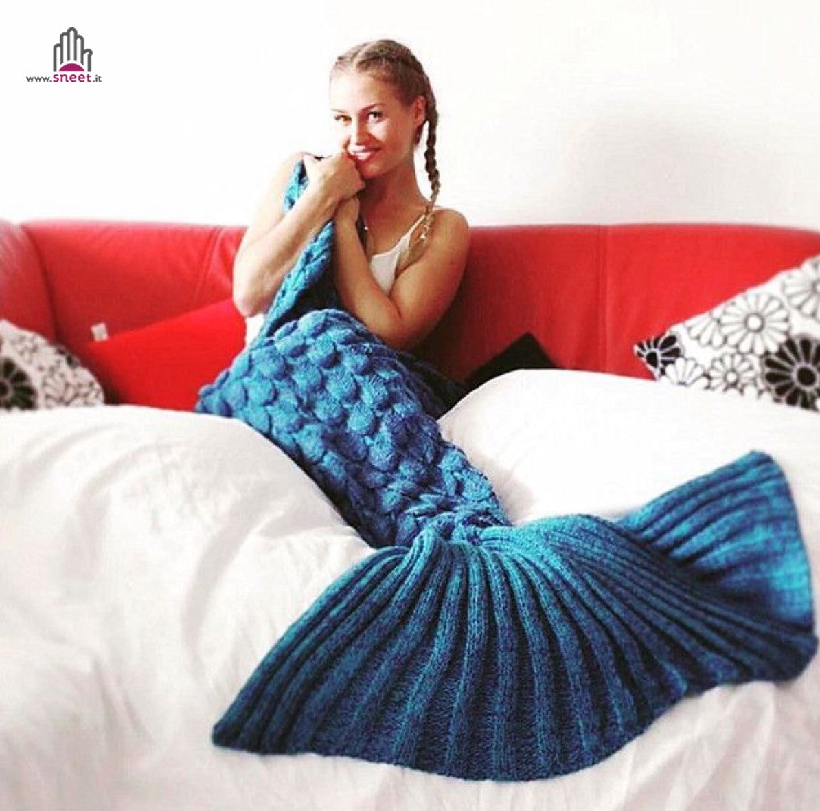 Manta de cola de sirena para adultos