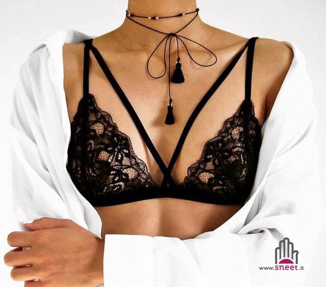 Collana laccio 1 - laccio con finale a frange | Dream Shop