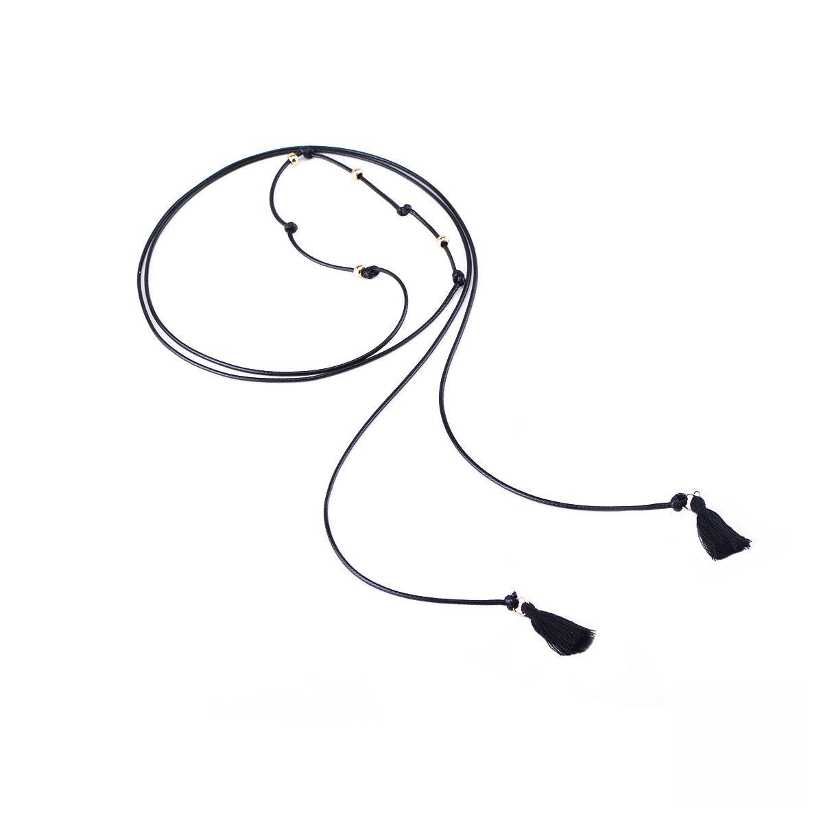 Collana laccio 1 - indossata look minimal | Dream Shop
