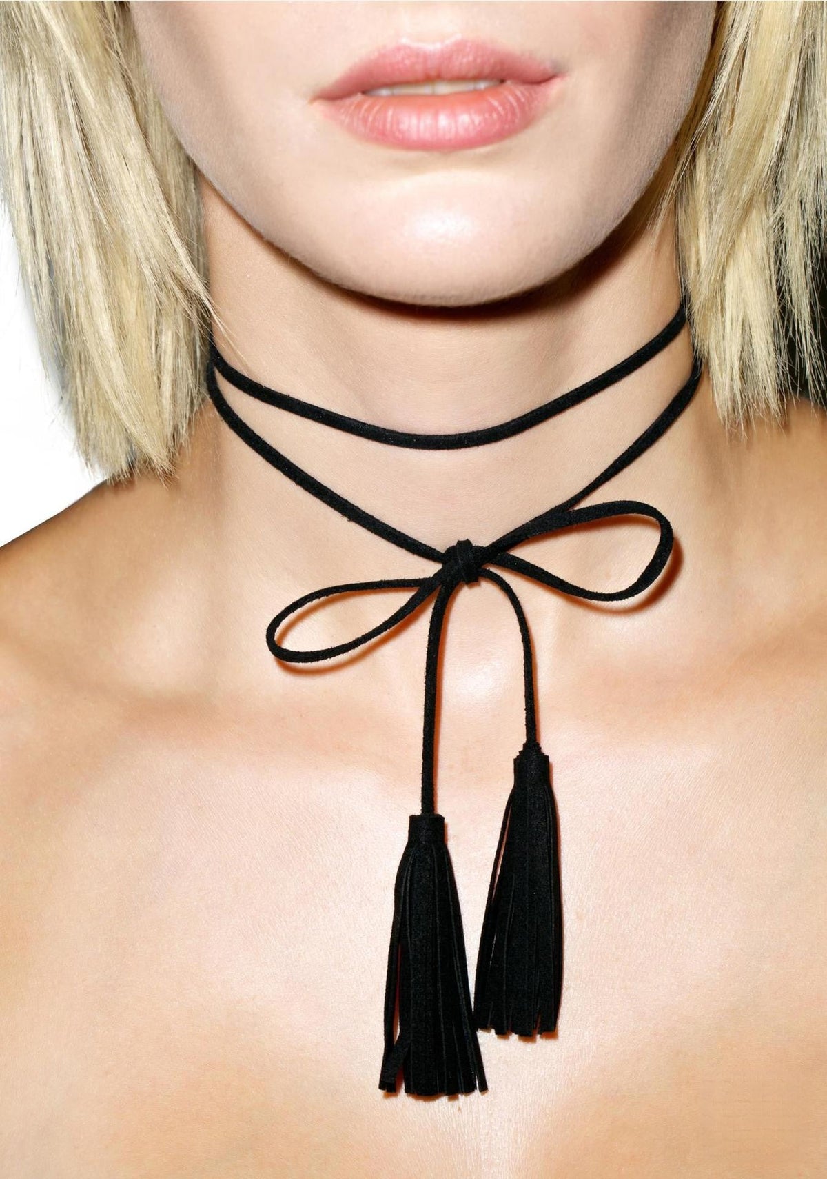 Collana laccio 2 - laccio con finale a frange | Dream Shop
