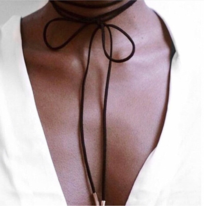 Collana laccio 3 - laccio con finale in metallo | Dream Shop