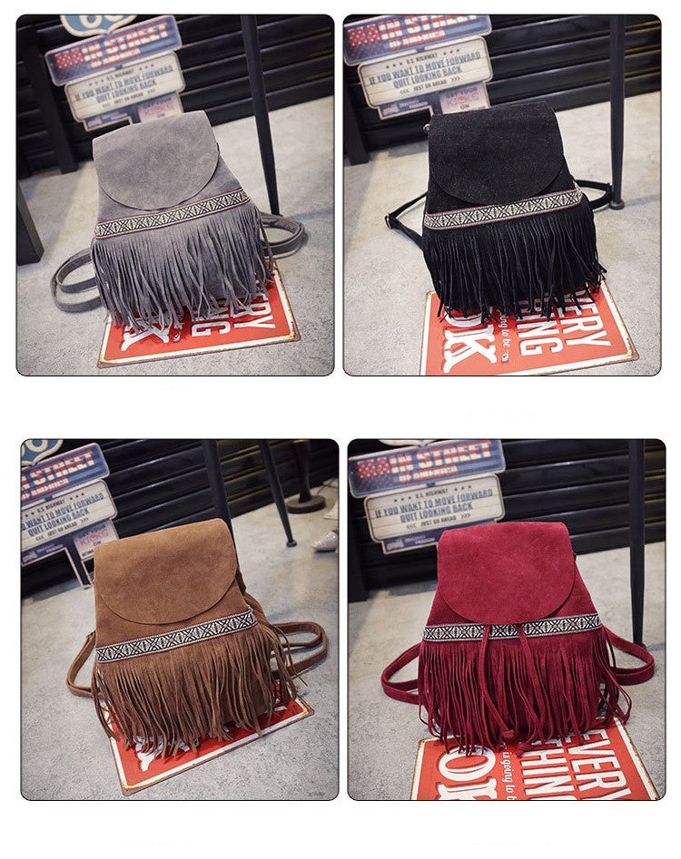 Zainetto etnik fringe