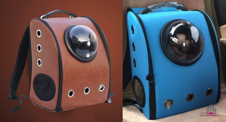 Mochila de transporte para gatos