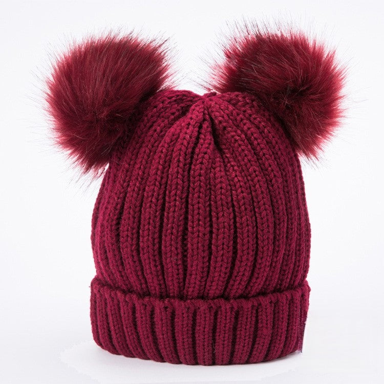 Cappellino double pon-pon look completo | Dream Shop