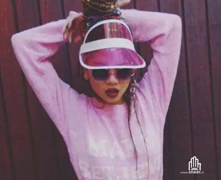 Visiera plastica anni 80