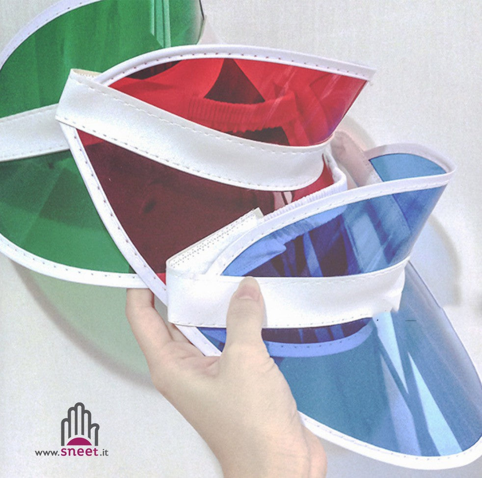 Visiera plastica anni 80