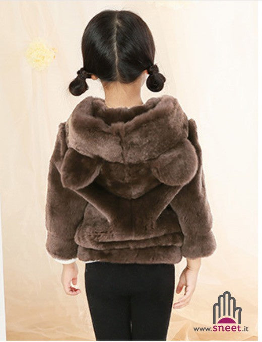 Pellicciotto bimbi brown