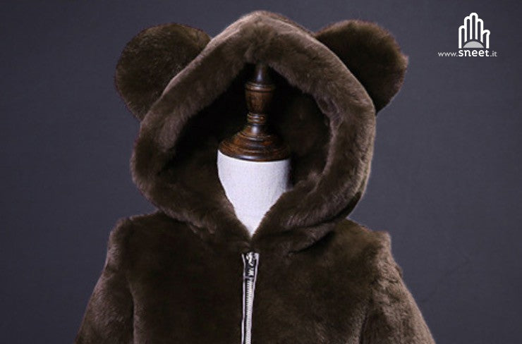 Pellicciotto bimbi brown
