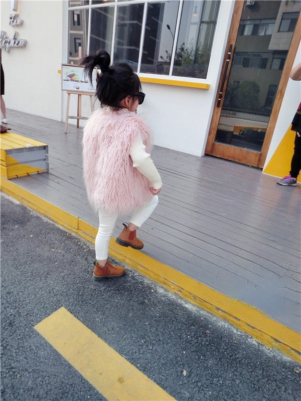 Smanicato pelliccia bimba Saira tutti i colori a confronto — Dream Shop