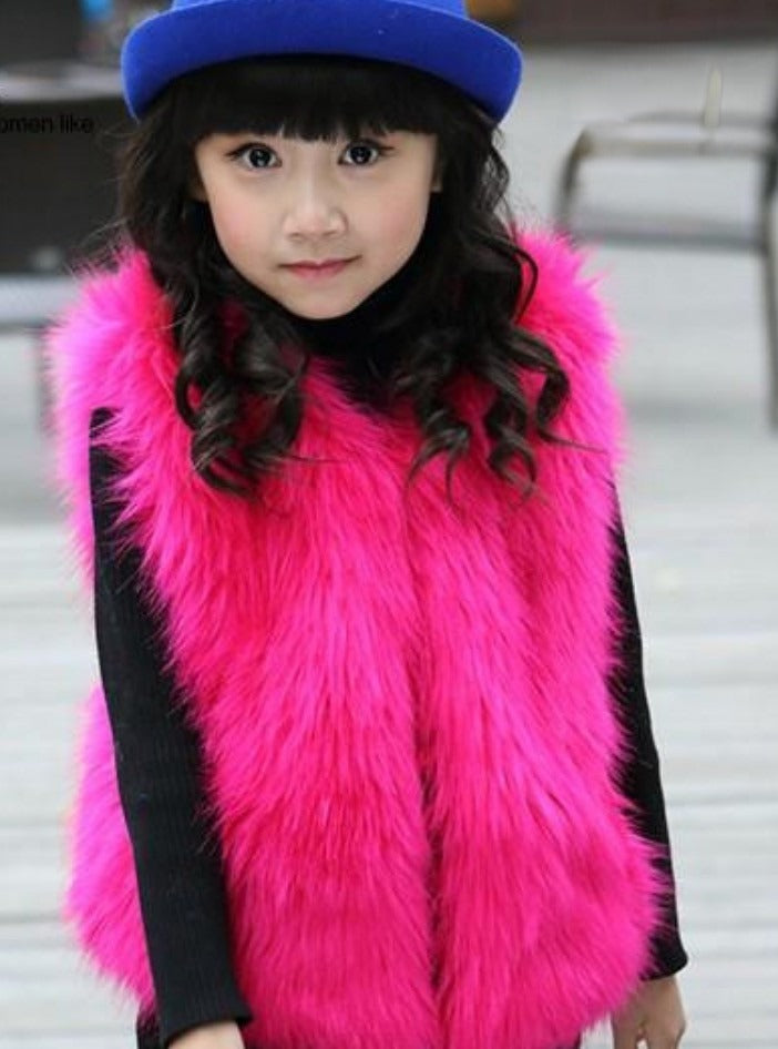 Smanicato pelliccia bimba Saira modello completo — Dream Shop