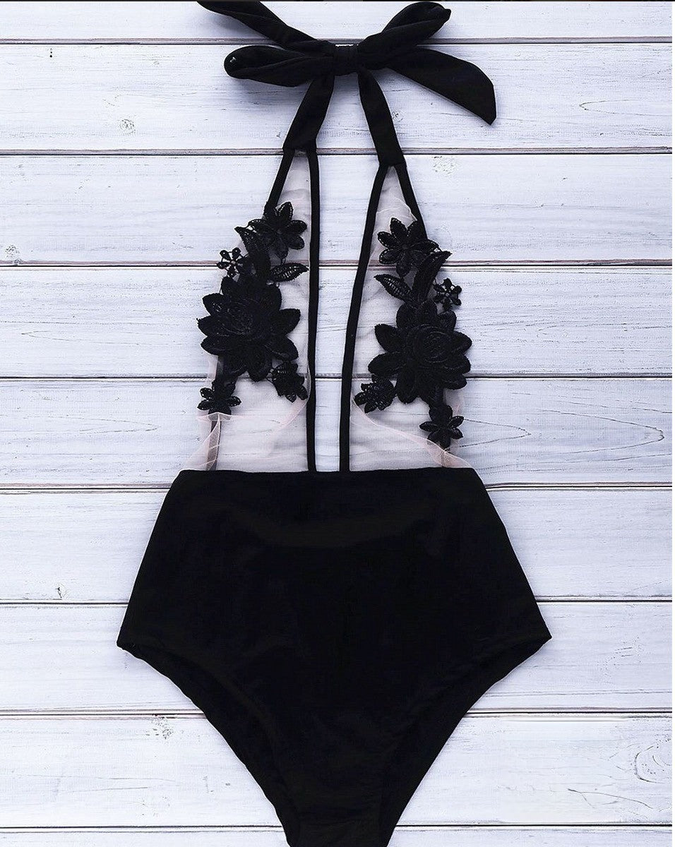 Body transparent roses vista posteriore schiena — Dream Shop
