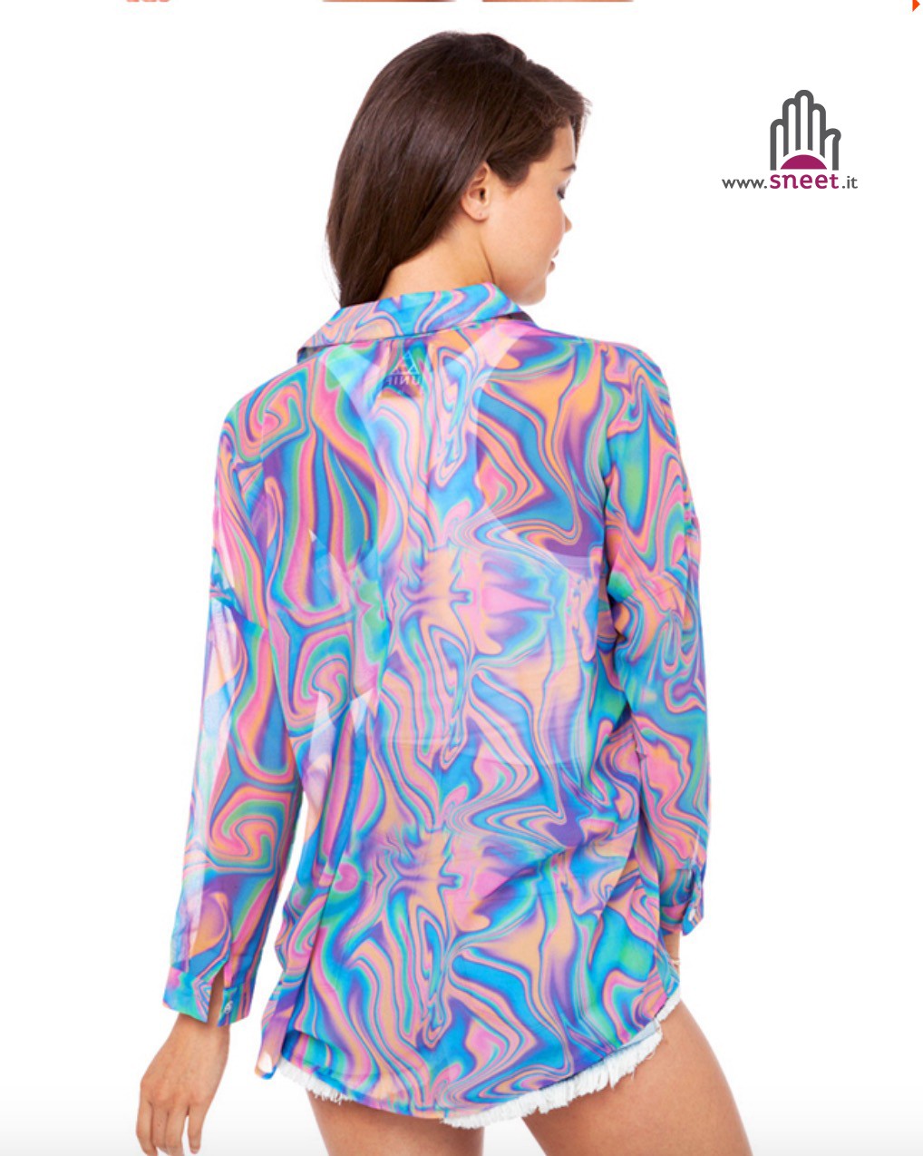 Camicia psichedelik vista laterale — Dream Shop