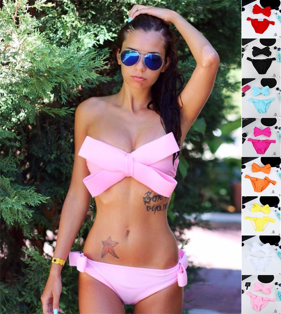 Bikini pink fiokko taglia M — Dream Shop