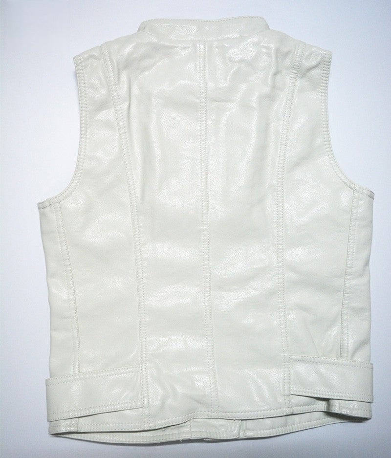 Chiodo smanicato Helvis ecopelle nero zip