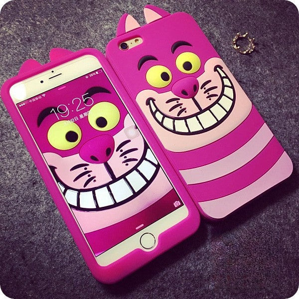 Cover Stregatto in silicone 3D per smartphone Dream Shop