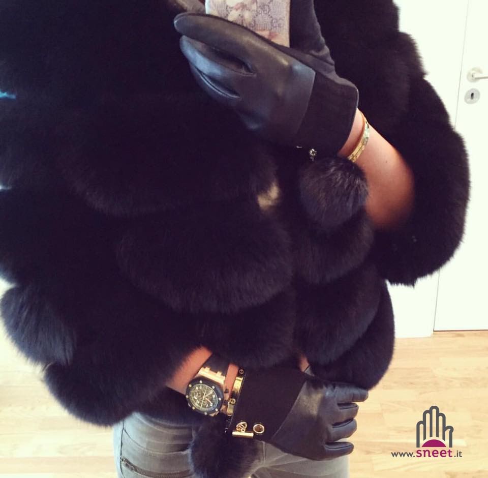 Abrigo de piel Quinzia