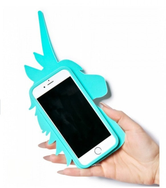 Cover unicorno silicone bianca kawaii