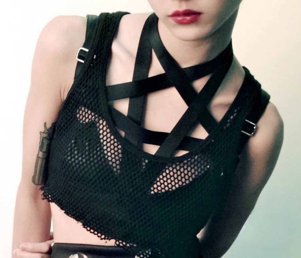 Bondage Bras I collana bra cotone modello I — Dream Shop