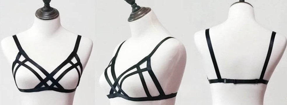 Bondage Bras J indossato a vista — Dream Shop