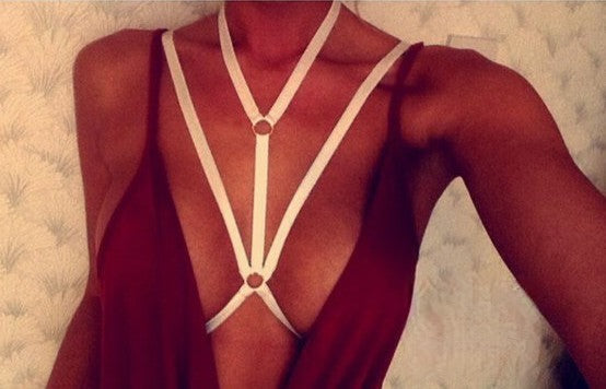 Bondage Bras White — seconda versione | Dream Shop