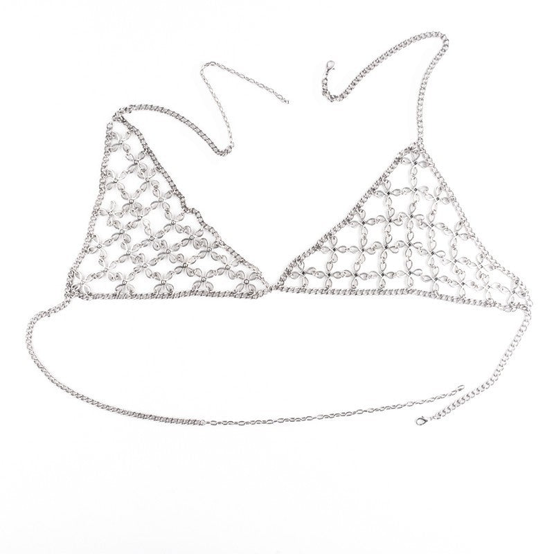 Dusia metal mesh bra