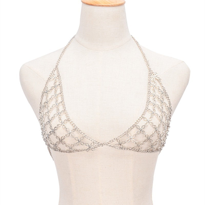 Dusia metal mesh bra
