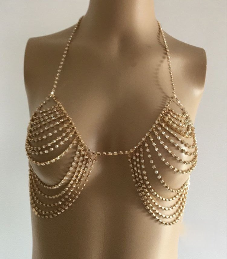 Reggiseno Strass Rirhi — dettaglio rete metallica | Dream Shop
