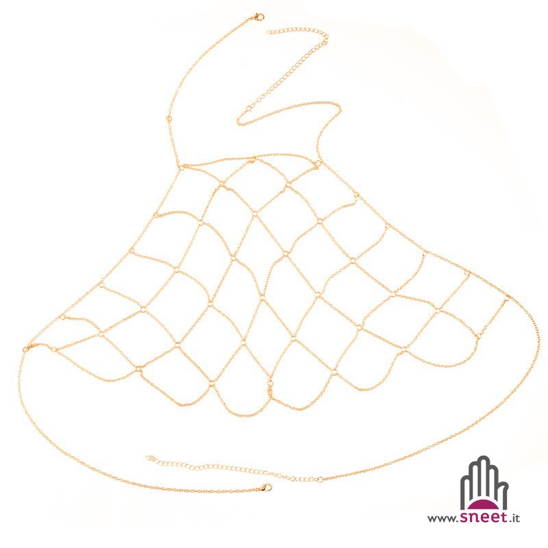 Glasya metal mesh top