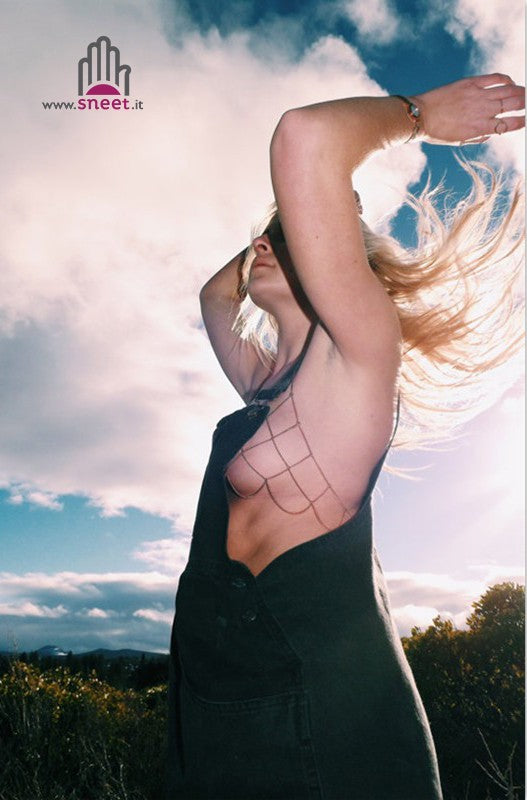 Glasya metal mesh top