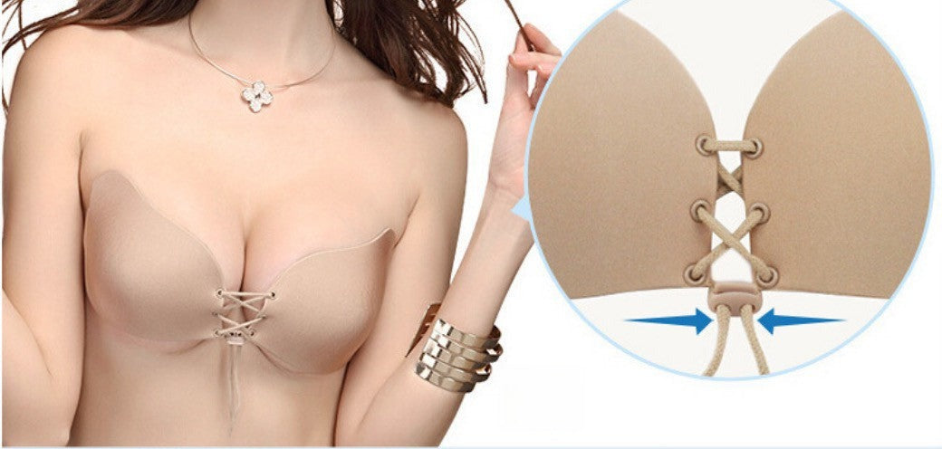 Reggiseno adesivo pushup invisible carne — vista frontale | Dream Shop