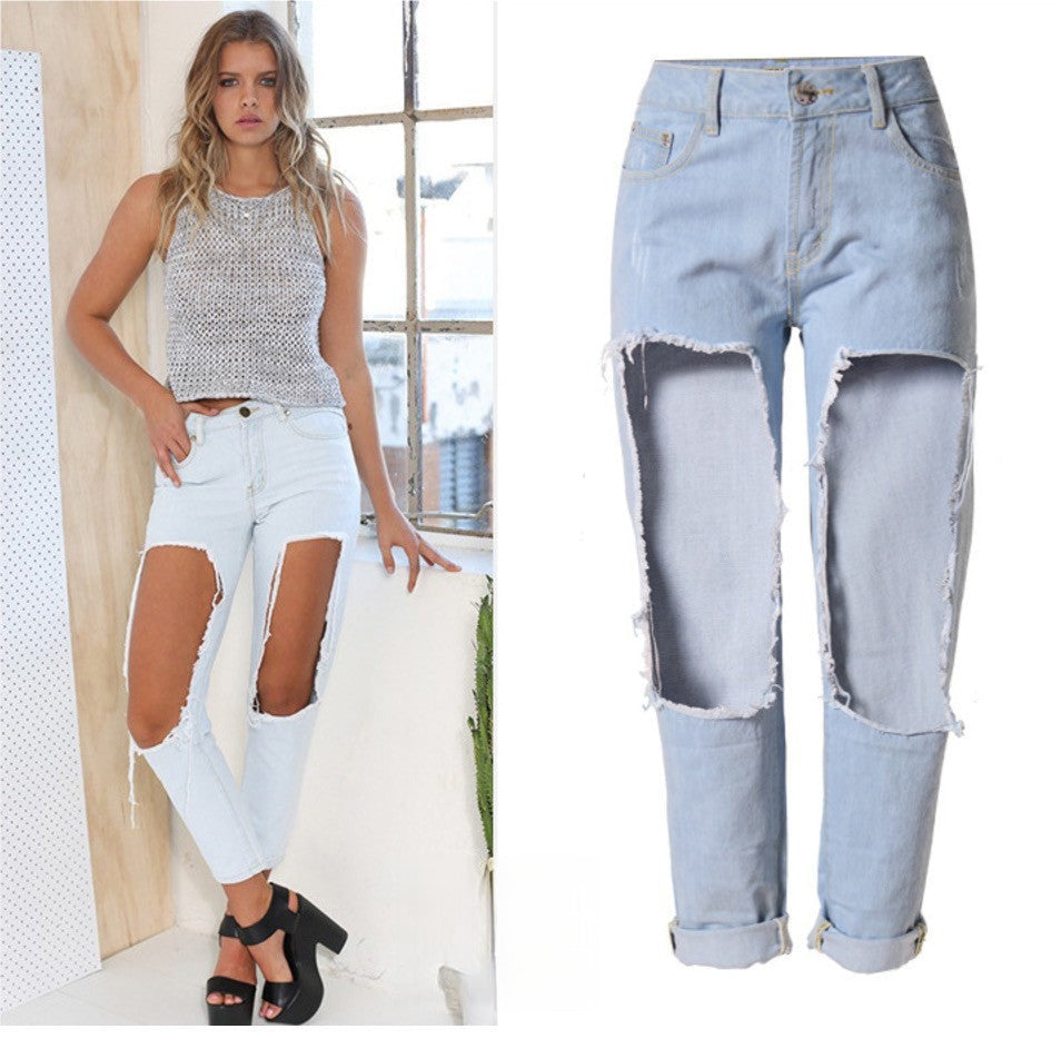 Openup Jeans dettaglio aperture frontali — Dream Shop
