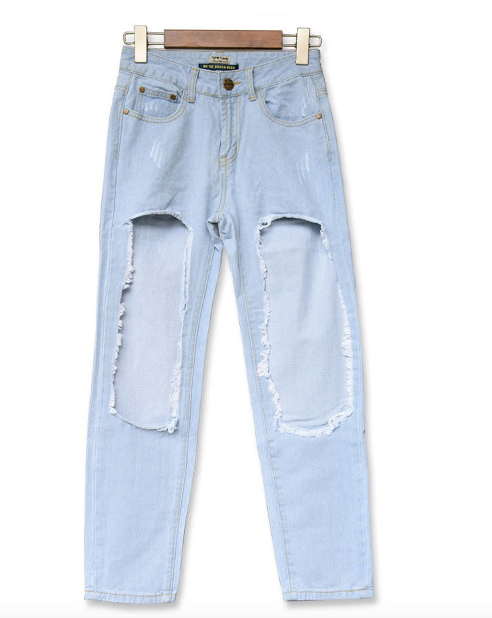 Openup Jeans dettaglio denim aperture — Dream Shop